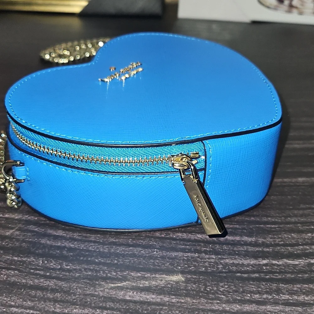 Kate Spade Nwot Love Shack Mini Heart Crossbody Bag - Picture 8 of 12